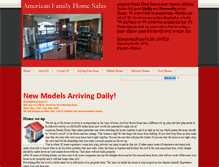 Tablet Screenshot of americanfamilyhomesales.com